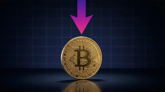قیمت بیت ‌کوین (BTC) بیش از ۲.۵ درصد سقوط کرد