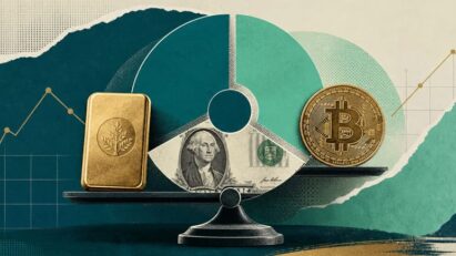 طلا تاج پادشاهی را پس گرفت؛ بیت‌کوین درجا می‌زند